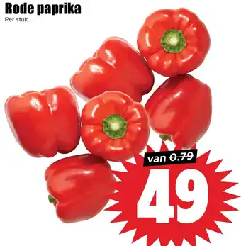 Dirk Rode paprika aanbieding