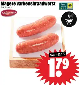 Dirk Magere varkensbraadworst aanbieding