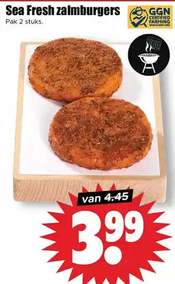 Dirk Sea Fresh zalmburgers aanbieding