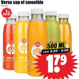 Dirk Verse sap of smoothie aanbieding