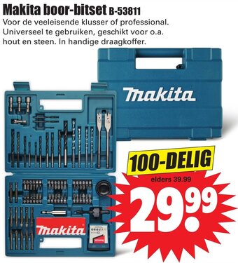 Dirk Makita boor-bitset B-53811 aanbieding