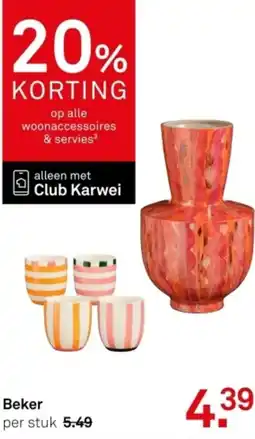 Karwei Beker aanbieding