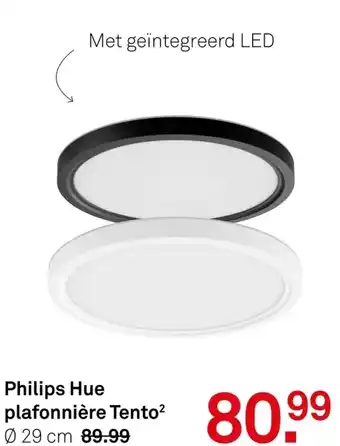 Karwei Philips Hue plafonnière Tento² aanbieding