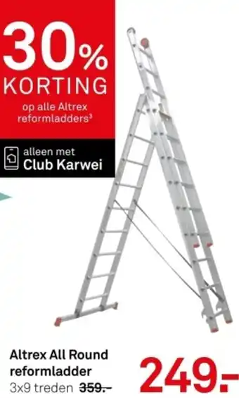 Karwei Altrex All Round reformladder aanbieding