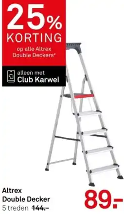 Karwei Altrex Double Decker aanbieding