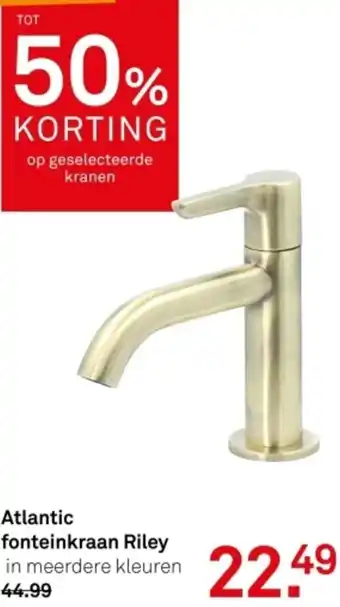Karwei Atlantic fonteinkraan Riley aanbieding