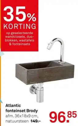Karwei Atlantic fonteinset Brody aanbieding