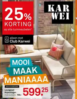 Karwei Loungeset Kopenhagen aanbieding
