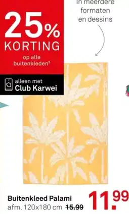 Karwei Buitenkleed Palami aanbieding