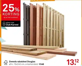 Karwei Zweeds rabatdeel Douglas aanbieding