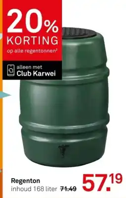 Karwei Regenton aanbieding