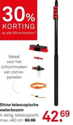 Karwei Shine telescopische waterbezem aanbieding