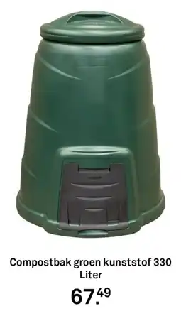 Karwei Compostbak groen kunststof aanbieding