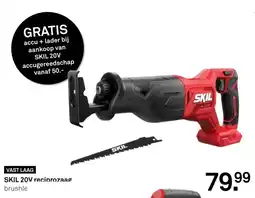Karwei SKIL 20V reciprozaag brushle aanbieding
