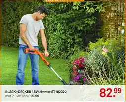 Karwei BLACK+DECKER 18V trimmer ST182320 aanbieding