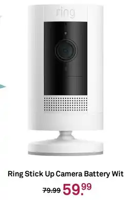 Karwei Ring Stick Up Camera Battery Wit aanbieding