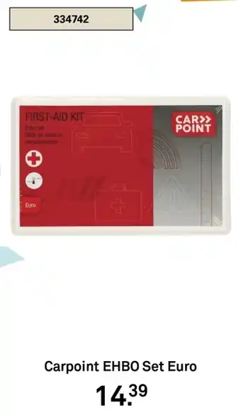 Karwei Carpoint EHBO Set Euro aanbieding