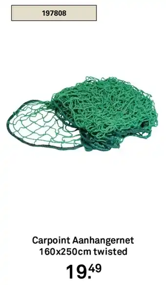 Karwei Carpoint Aanhangernet  twisted aanbieding