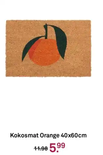 Karwei Kokosmat Orange aanbieding