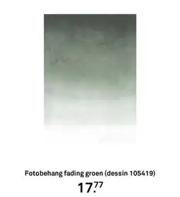 Karwei Fotobehang fading groen aanbieding