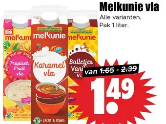 Dirk Melkunie vla aanbieding