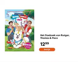 The Read Shop Het Doeboek van Rutger, Thomas & Paco aanbieding