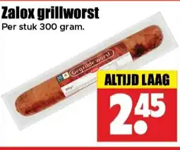 Dirk Zalox grillworst aanbieding