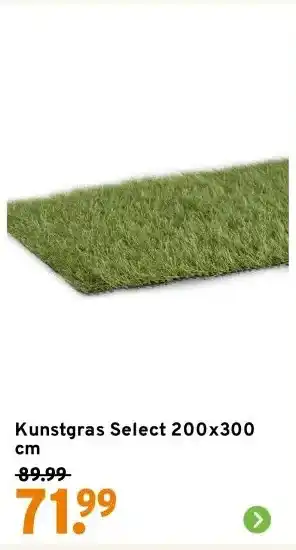 GAMMA Kunstgras Select 200x300 cm aanbieding
