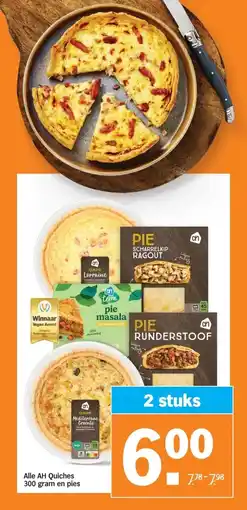 Albert Heijn Alle AH Quiches aanbieding
