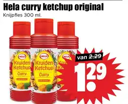 Dirk Hela curry ketchup original aanbieding