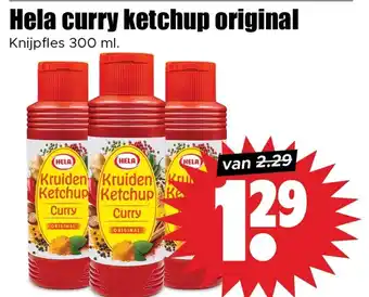 Dirk Hela curry ketchup original aanbieding