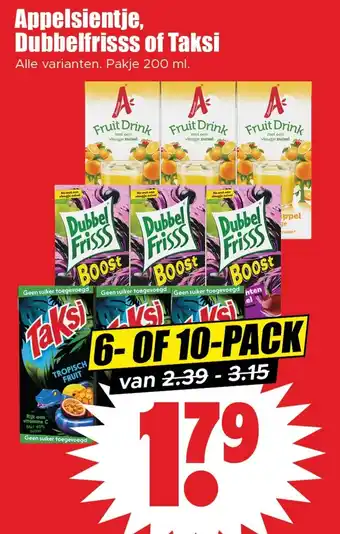 Dirk Appelsientje, Dubbelfrisss of Taksi aanbieding