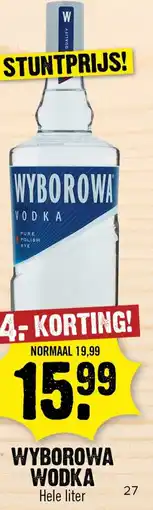 Dirk WYBOROWA WODKA aanbieding