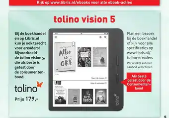 Libris Tolino Vision 5 aanbieding