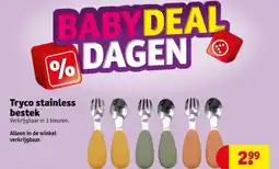 Kruidvat Tryco stainless bestek aanbieding