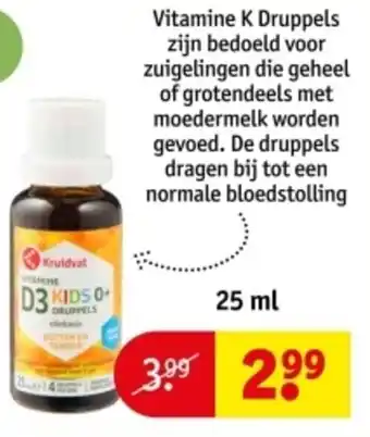 Kruidvat Kruidvat D3 KIDS O aanbieding