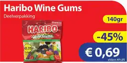 Die Grenze Haribo Wine Gums aanbieding