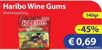 Die Grenze Haribo Wine Gums aanbieding
