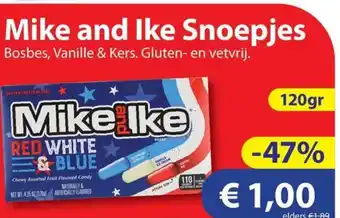 Die Grenze Mike and Ike Snoepjes aanbieding