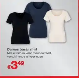 Kik Dames basic shirt aanbieding