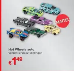 Kik Hot Wheels auto aanbieding