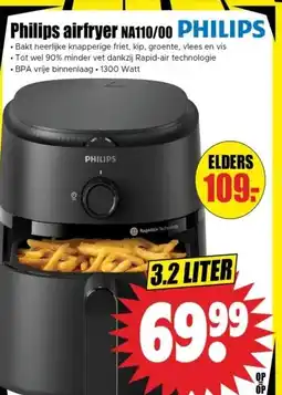 Dirk Philips airfryer NA110/00 PHILIPS aanbieding