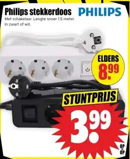 Dirk Philips stekkerdoos PHILIPS aanbieding