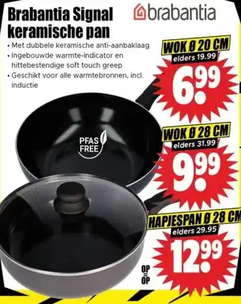 Dirk Brabantia Signal brabantia keramische pan aanbieding