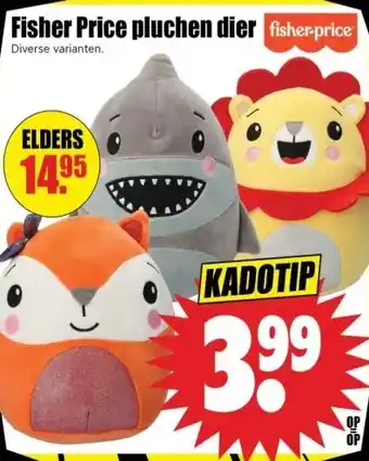 Dirk Fisher Price pluchen dier fisher-price aanbieding