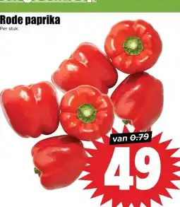 Dirk Rode paprika aanbieding