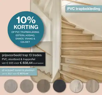 Roobol PVC trapbekleding aanbieding