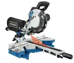 Praxis Scheppach Kap- en trekzaag HM216 aanbieding