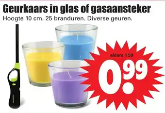 Dirk Geurkaars in glass of gasaansteker aanbieding