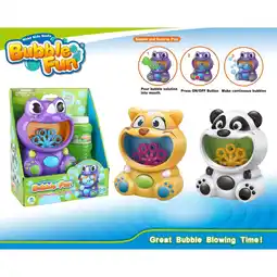 Top1Toys Bellenblaasmachine dier electronisch 3 assorti aanbieding